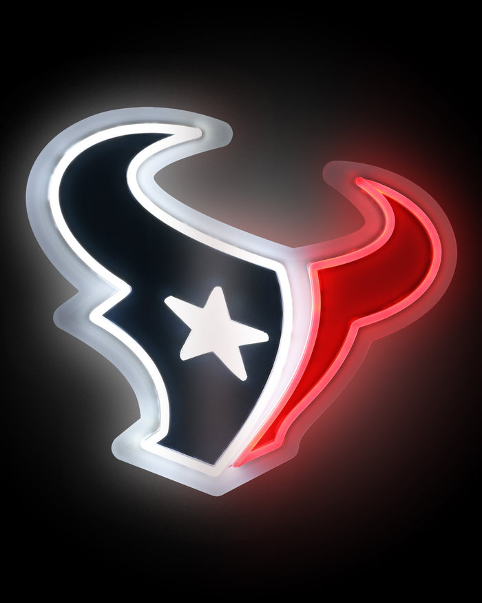 Houston Texans LED Neon Light Up Team Logo Sign FOCO - FOCO.com