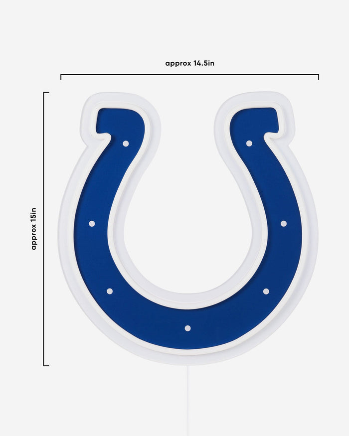 Indianapolis Colts LED Neon Light Up Team Logo Sign FOCO - FOCO.com