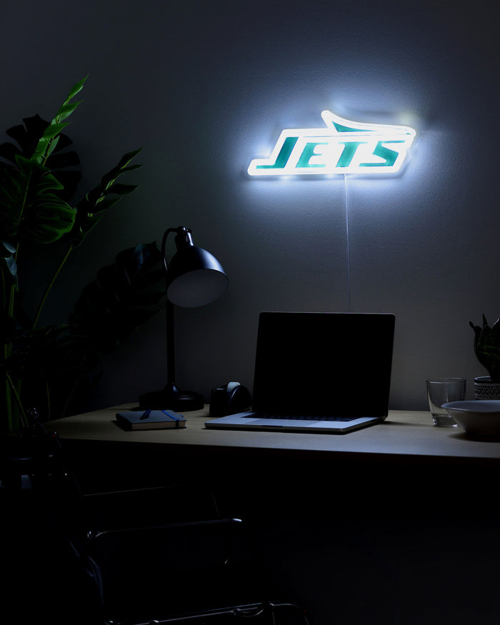 New York Jets LED Neon Light Up Team Logo Sign FOCO - FOCO.com