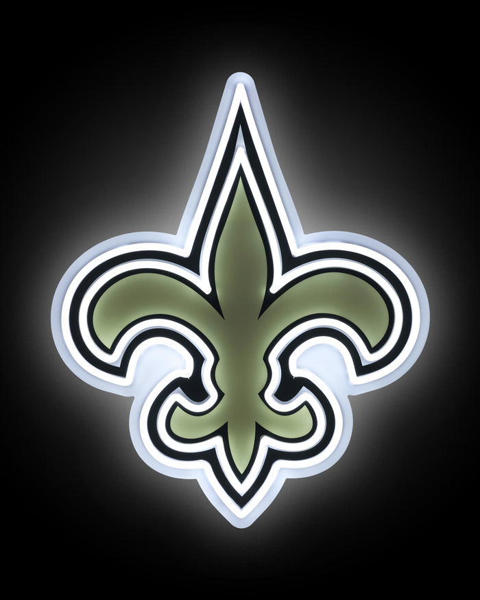 New Orleans Saints LED Neon Light Up Team Logo Sign FOCO - FOCO.com