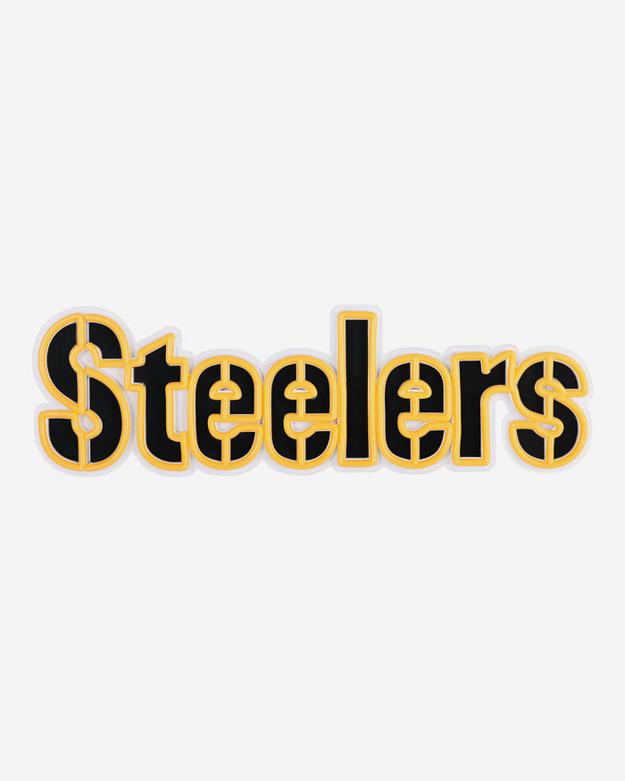 Pittsburgh Steelers LED Neon Light Up Team Logo Sign FOCO - FOCO.com