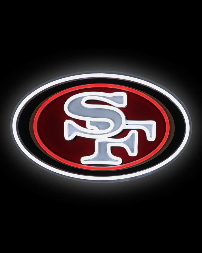 San Francisco 49ers LED Neon Light Up Team Logo Sign FOCO - FOCO.com