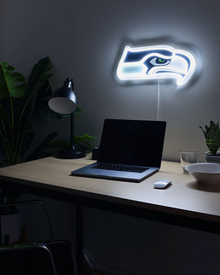 Seattle Seahawks LED Neon Light Up Team Logo Sign FOCO - FOCO.com