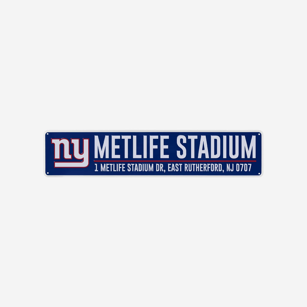 New York Giants Stadium Street Sign FOCO - FOCO.com