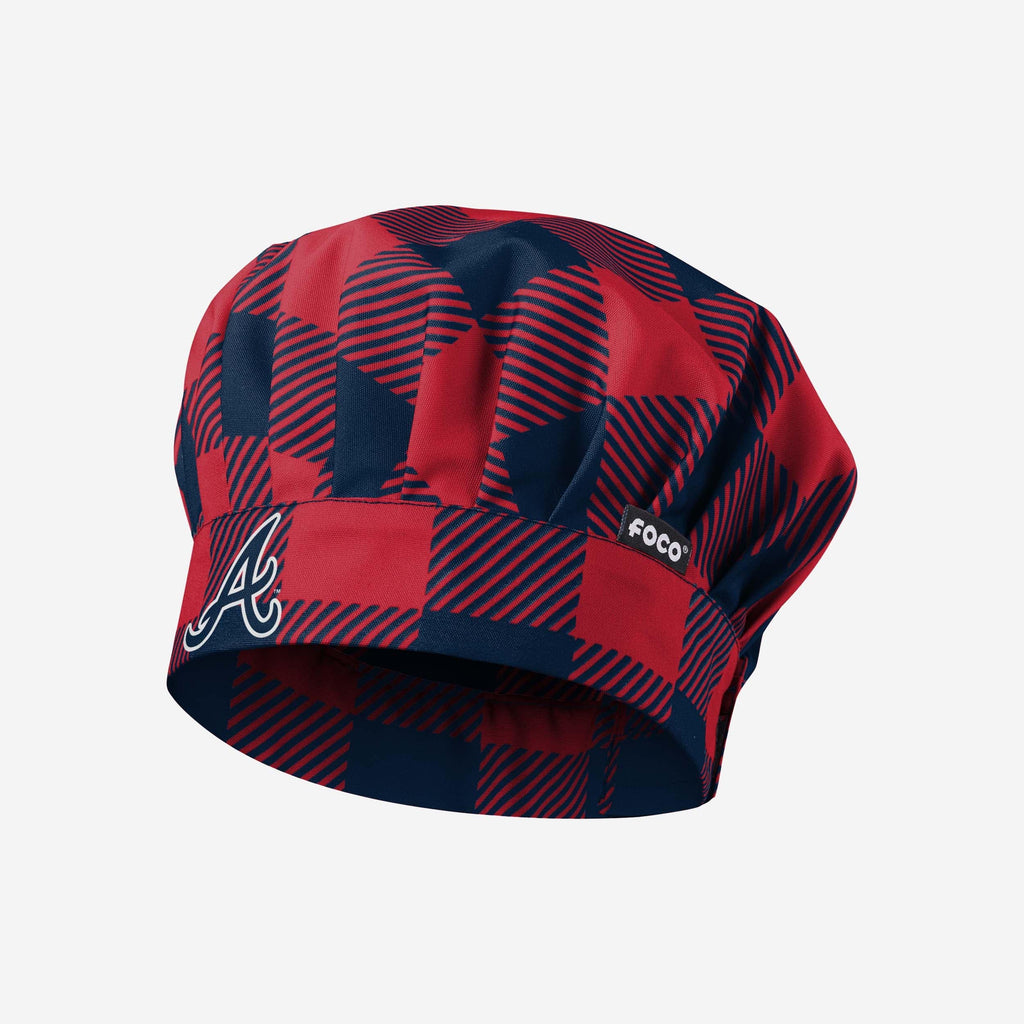 Atlanta Braves Plaid Chef Hat FOCO - FOCO.com