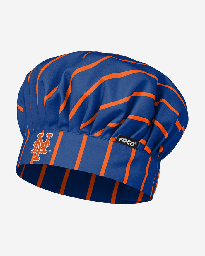 New York Mets Pinstripe Chef Hat FOCO - FOCO.com