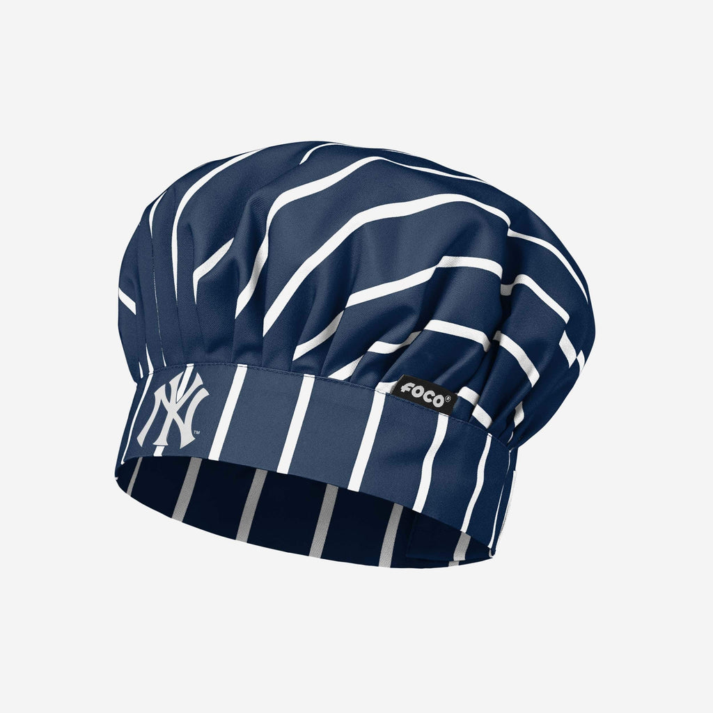 New York Yankees Pinstripe Chef Hat FOCO - FOCO.com