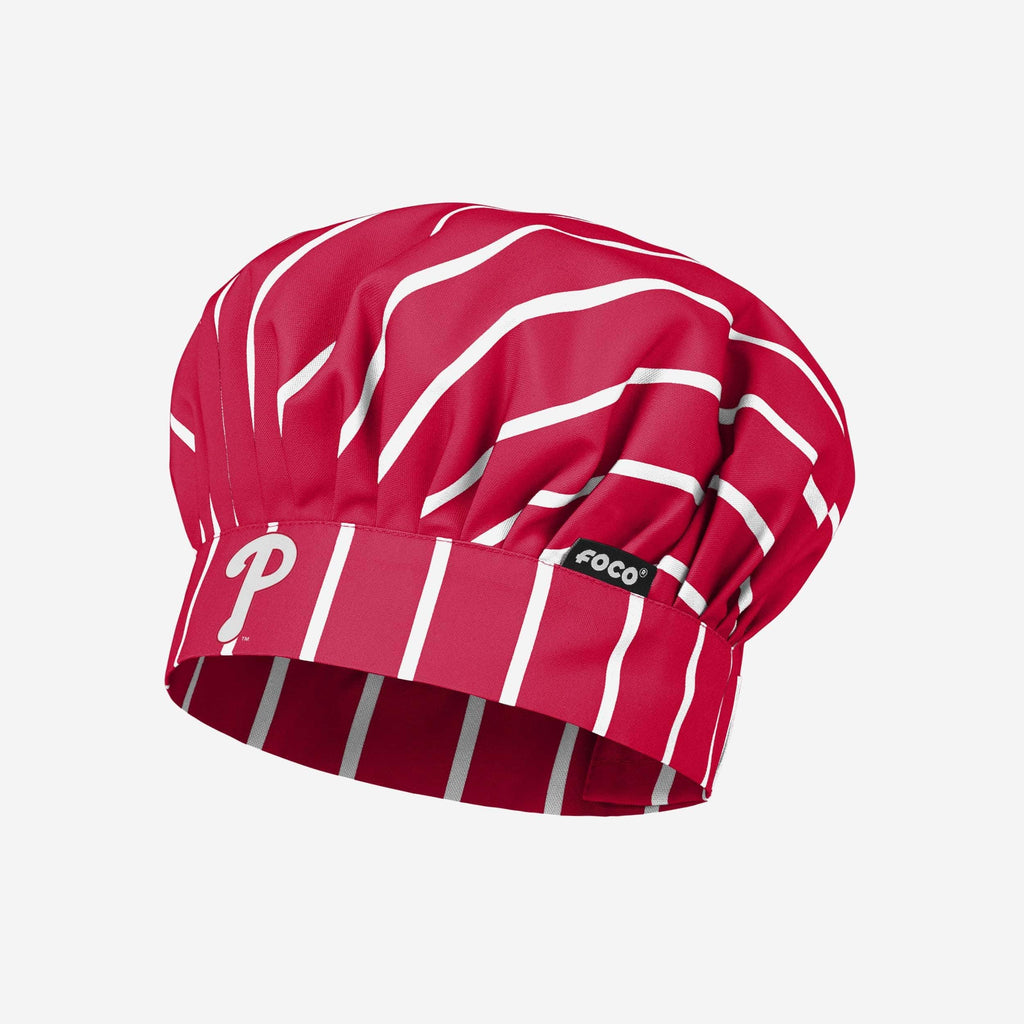 Philadelphia Phillies Pinstripe Chef Hat FOCO - FOCO.com