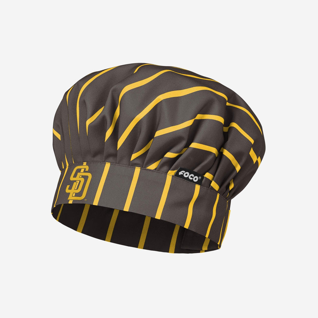 San Diego Padres Pinstripe Chef Hat FOCO - FOCO.com