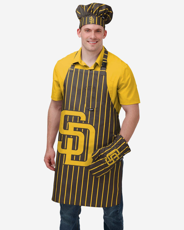 San Diego Padres Pinstripe Chef Hat FOCO - FOCO.com