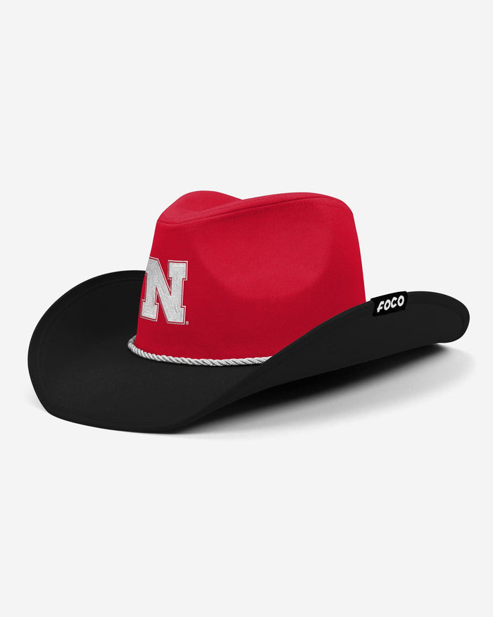 Nebraska Cornhuskers Two Tone Cowboy Hat FOCO - FOCO.com