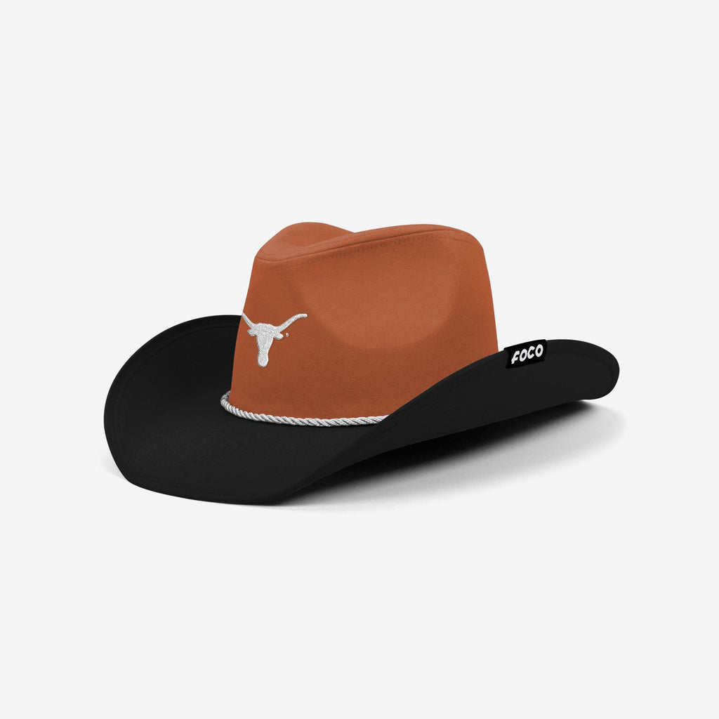 Texas Longhorns Two Tone Cowboy Hat FOCO - FOCO.com