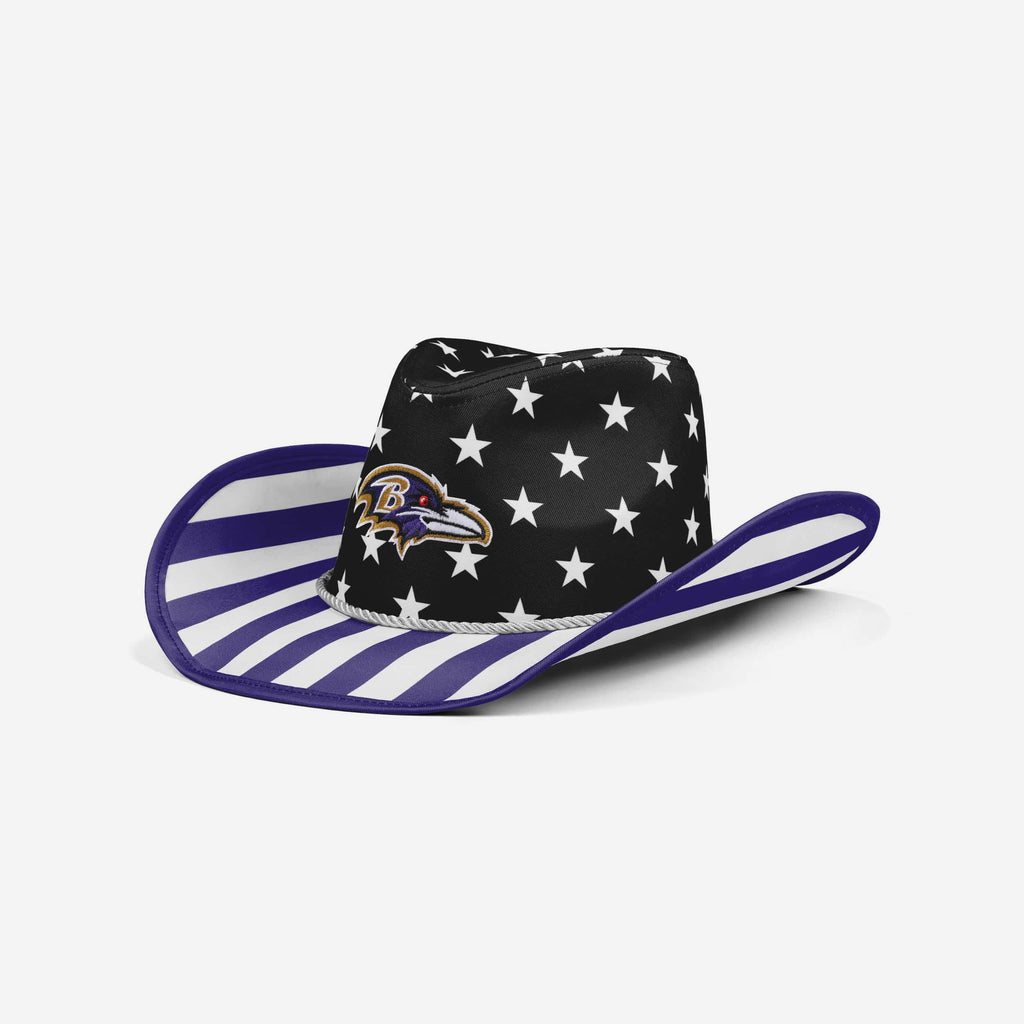 Baltimore Ravens Americana Cowboy Hat FOCO - FOCO.com
