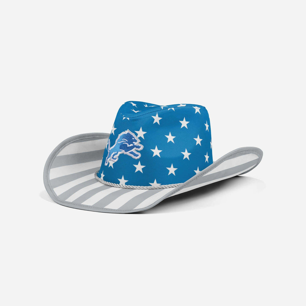 Detroit Lions Americana Cowboy Hat FOCO - FOCO.com