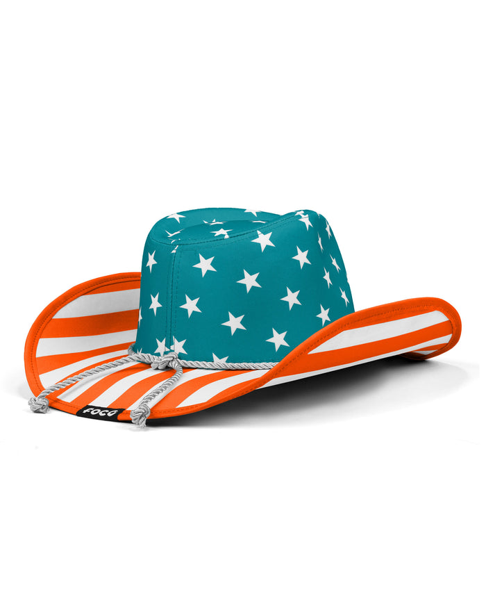 Miami Dolphins Americana Cowboy Hat FOCO - FOCO.com