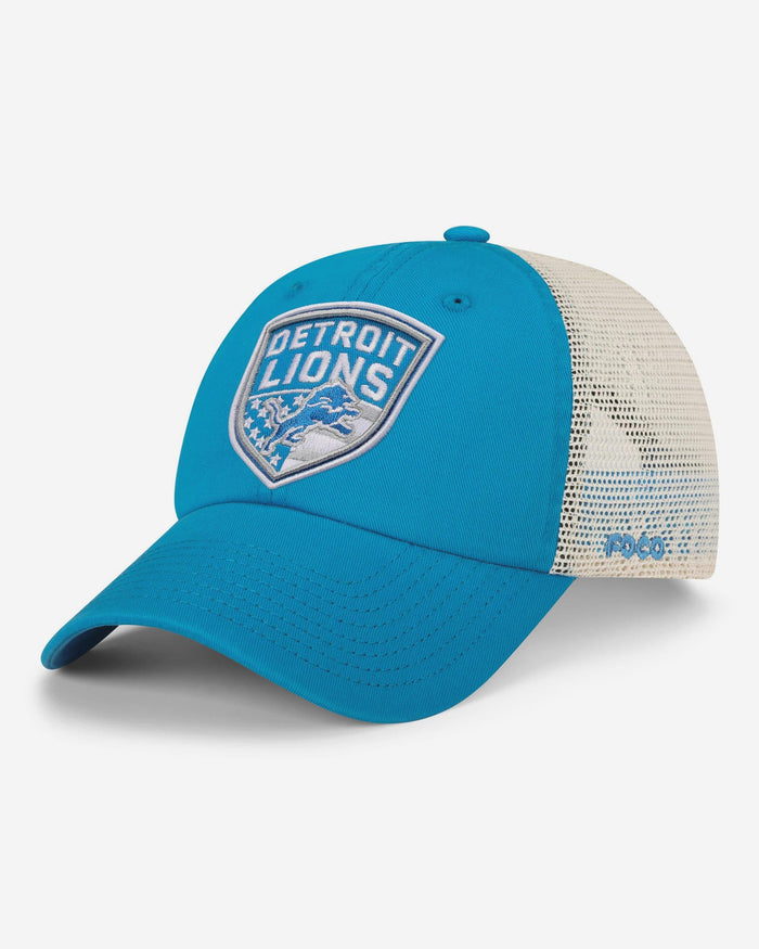 Detroit Lions Americana Patch Casual Trucker Cap FOCO - FOCO.com