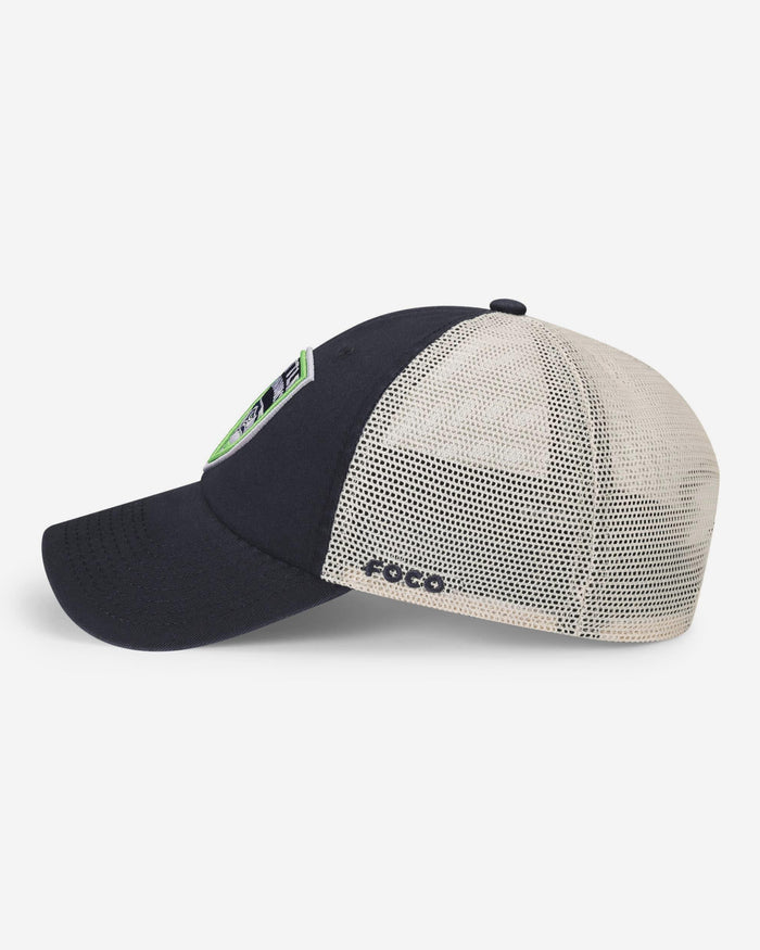 Seattle Seahawks Americana Patch Casual Trucker Cap FOCO - FOCO.com
