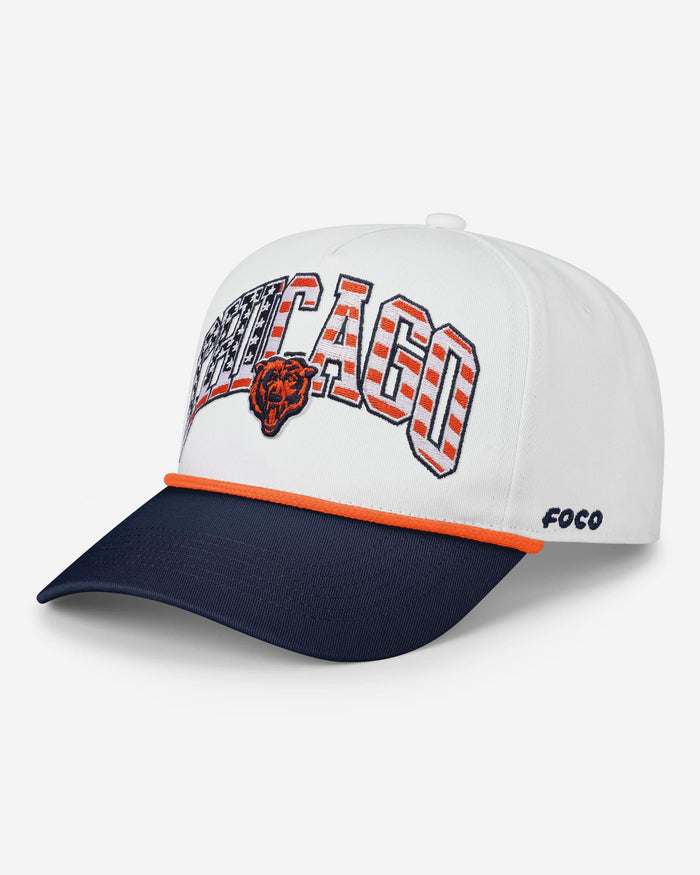 Chicago Bears Americana Wordmark Marquee RF Cap FOCO - FOCO.com