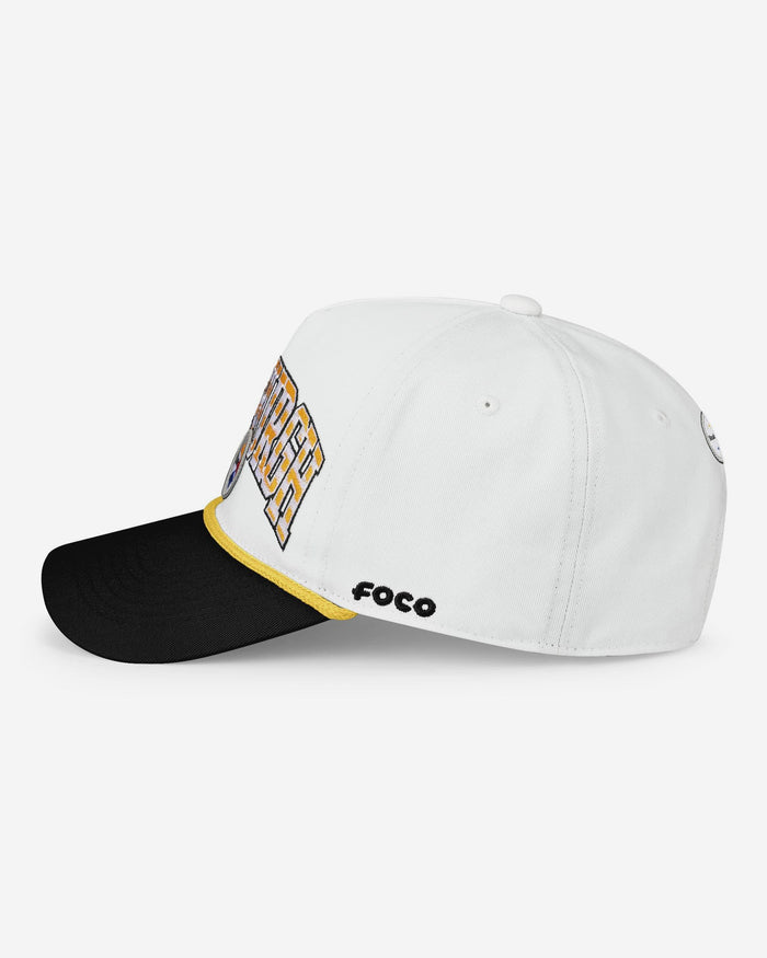 Pittsburgh Steelers Americana Wordmark Marquee RF Cap FOCO - FOCO.com