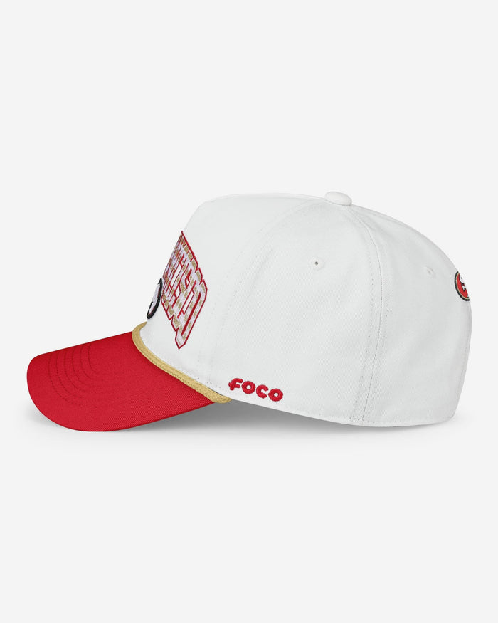 San Francisco 49ers Americana Wordmark Marquee RF Cap FOCO - FOCO.com