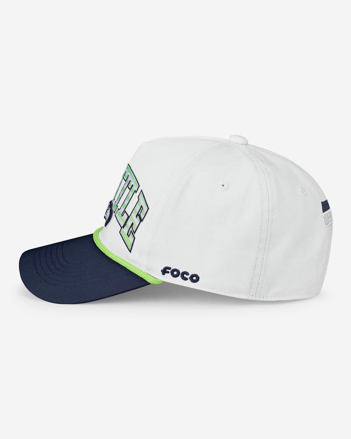 Seattle Seahawks Americana Wordmark Marquee RF Cap FOCO - FOCO.com