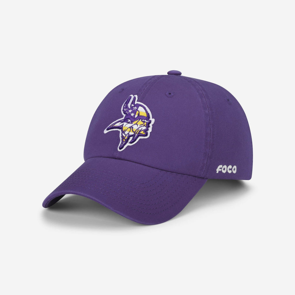 Minnesota Vikings Americana Primary Logo Casual Cap FOCO - FOCO.com