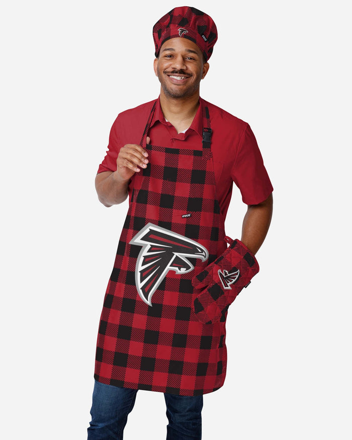 Atlanta Falcons Plaid Chef Hat FOCO - FOCO.com