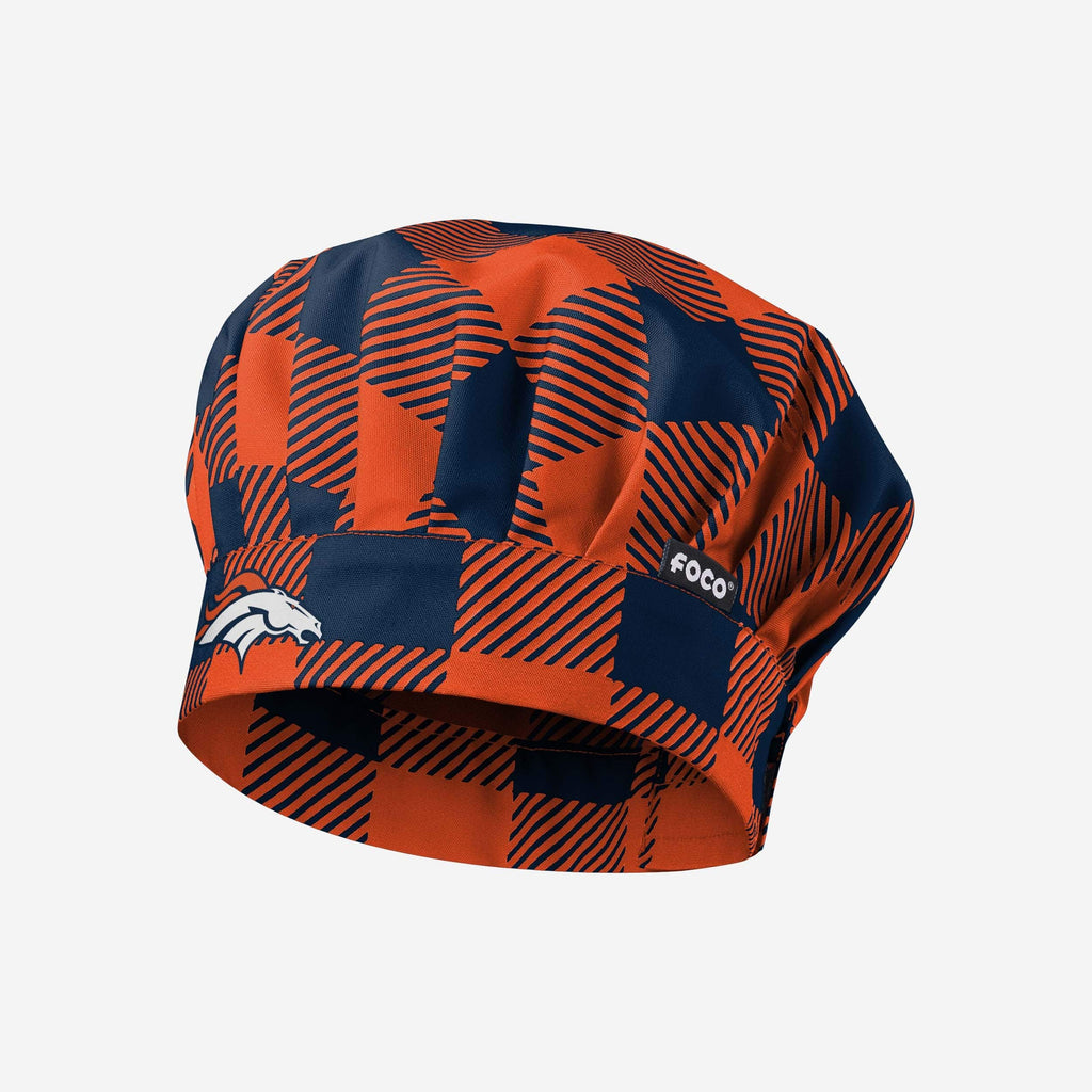 Denver Broncos Plaid Chef Hat FOCO - FOCO.com