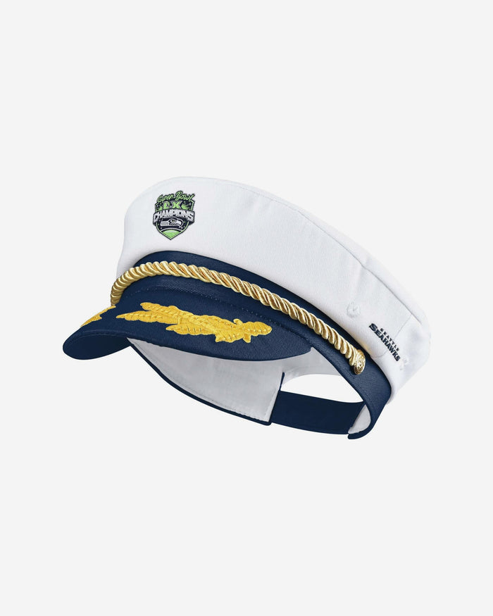 Seattle Seahawks Super Bowl LX Champions Captains Hat FOCO - FOCO.com