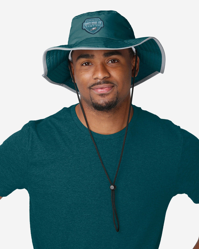 Philadelphia Eagles Super Bowl LIX Champions Solid Boonie Hat FOCO - FOCO.com