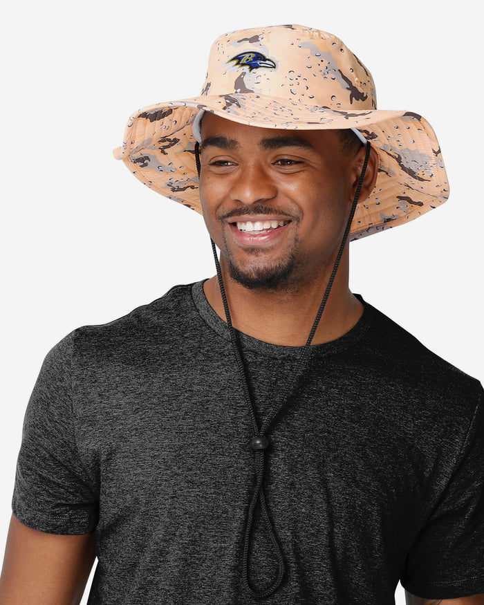 Baltimore Ravens Light Desert Camo Boonie Hat FOCO - FOCO.com