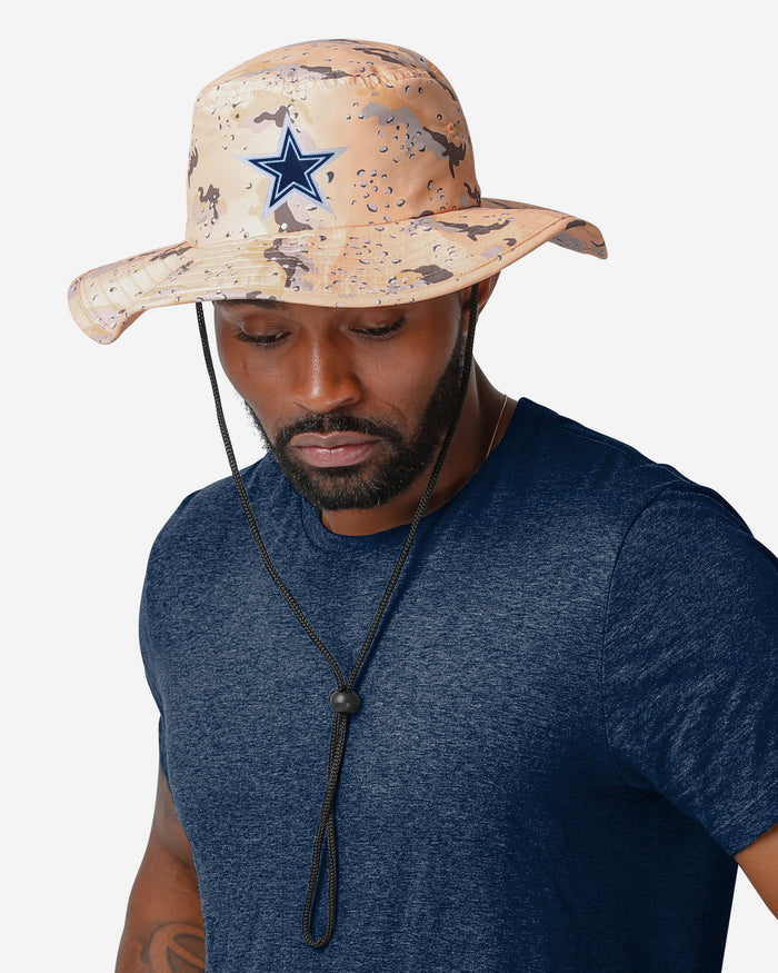 Dallas Cowboys Light Desert Camo Boonie Hat FOCO - FOCO.com