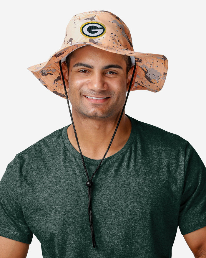 Green Bay Packers Light Desert Camo Boonie Hat FOCO - FOCO.com