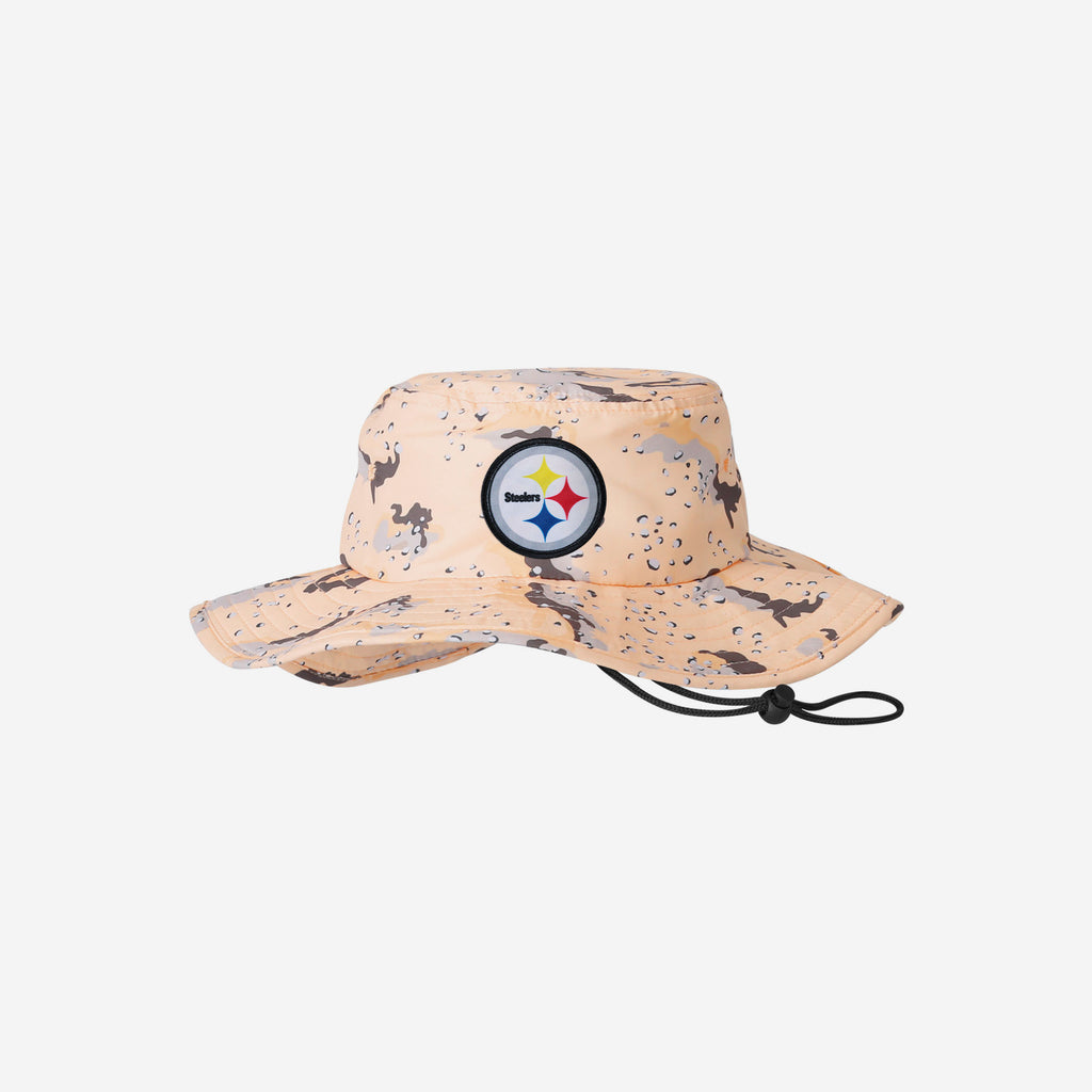 Pittsburgh Steelers Light Desert Camo Boonie Hat FOCO - FOCO.com