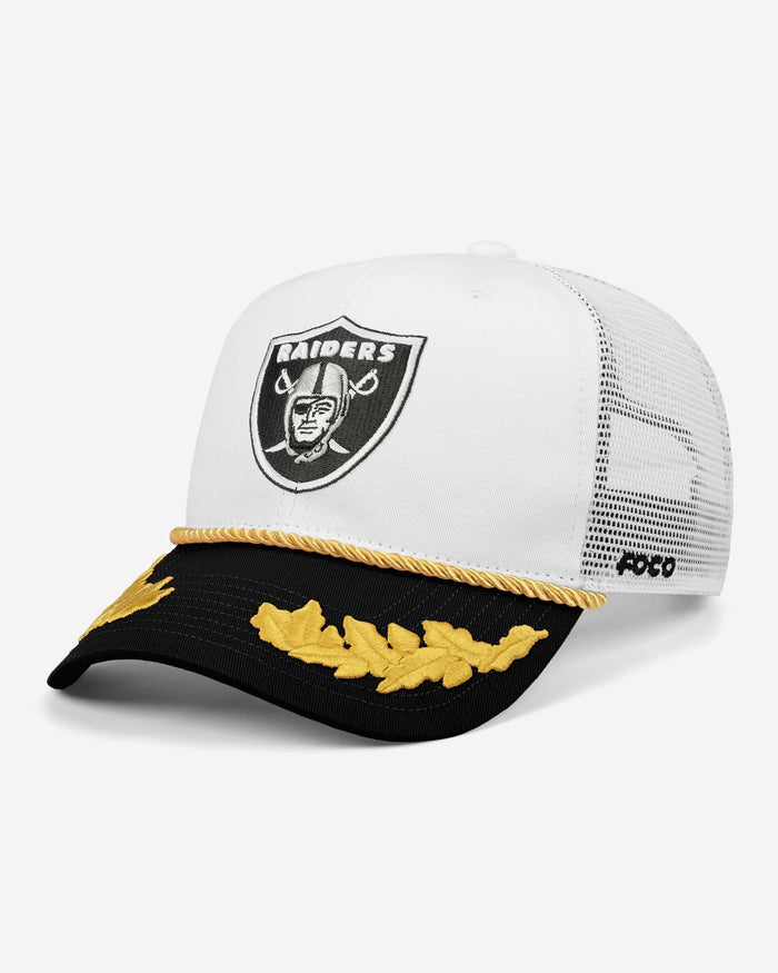 Las Vegas Raiders Captains Trucker Cap FOCO - FOCO.com
