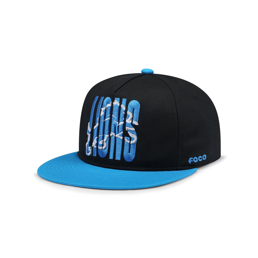 Detroit Lions Cut Logo Primetime RF Cap FOCO - FOCO.com