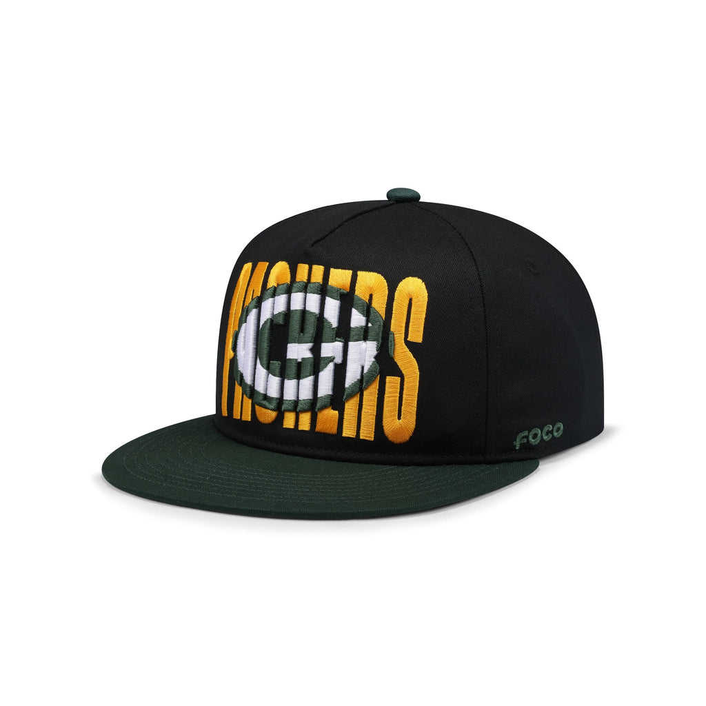 Green Bay Packers Cut Logo Primetime RF Cap FOCO - FOCO.com