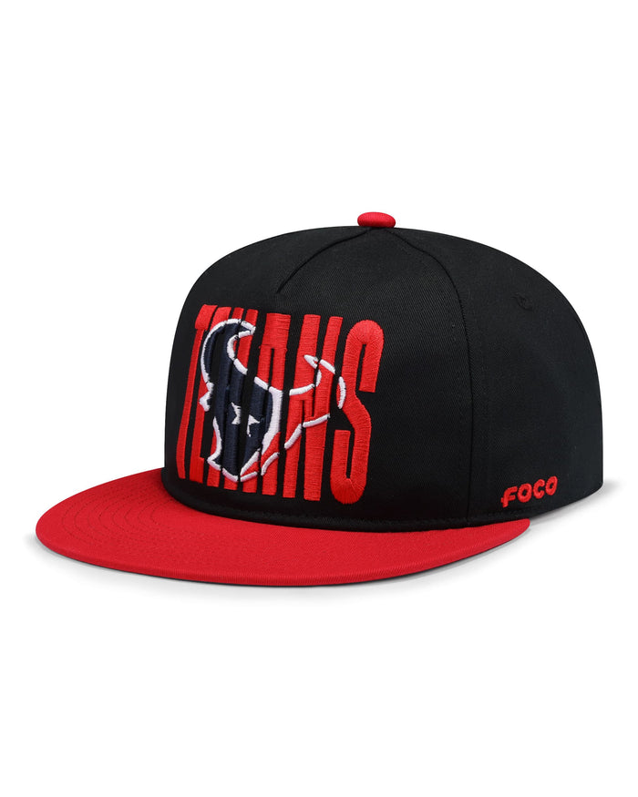 Houston Texans Cut Logo Primetime RF Cap FOCO - FOCO.com