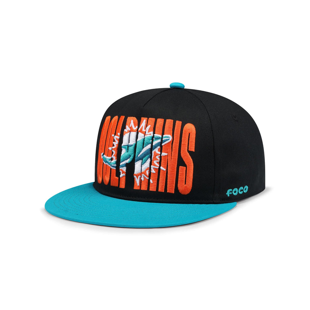 Miami Dolphins Cut Logo Primetime RF Cap FOCO - FOCO.com