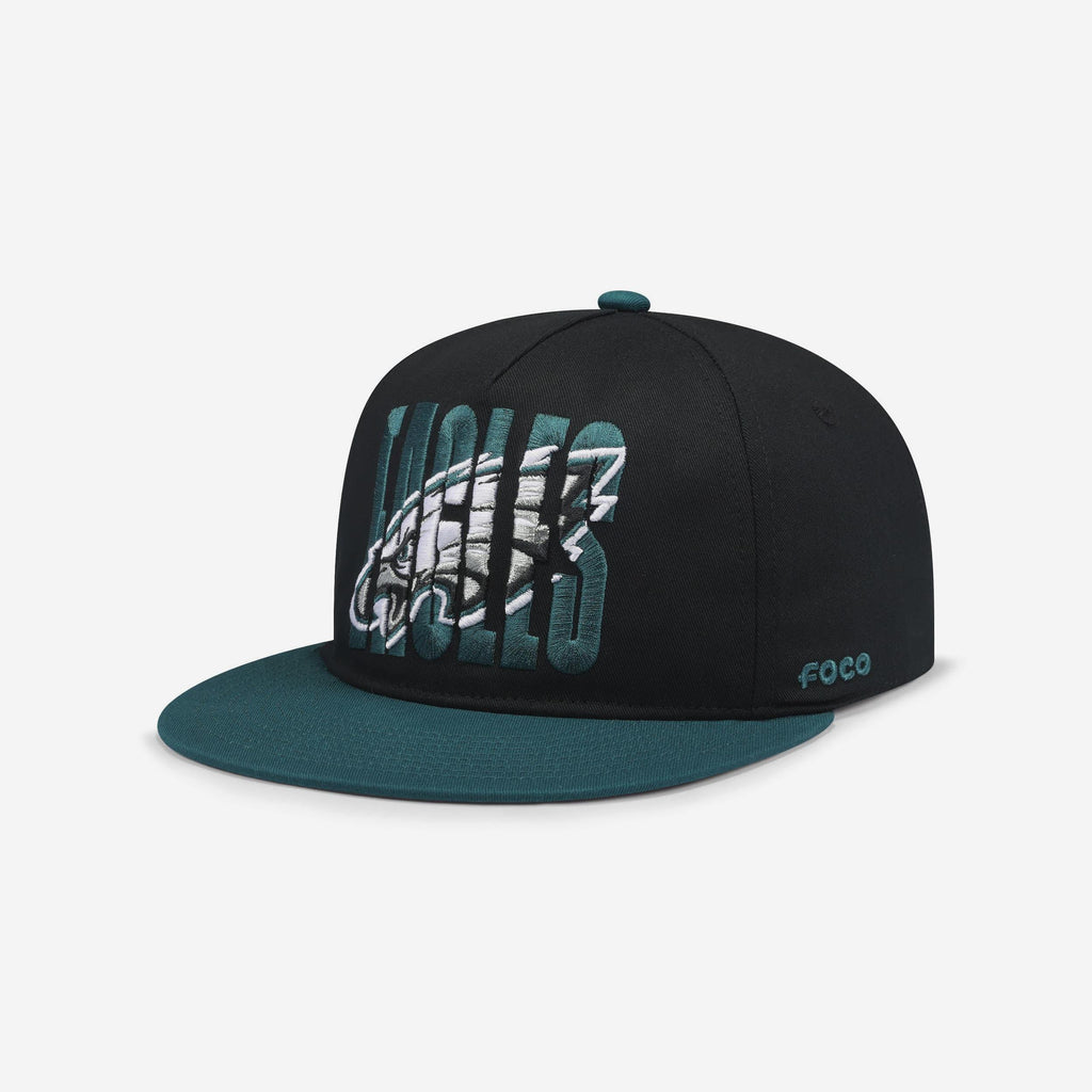 Philadelphia Eagles Cut Logo Primetime RF Cap FOCO - FOCO.com