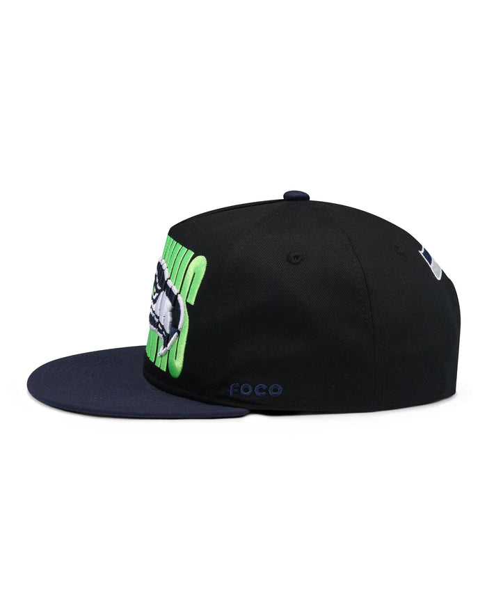 Seattle Seahawks Cut Logo Primetime RF Cap FOCO - FOCO.com