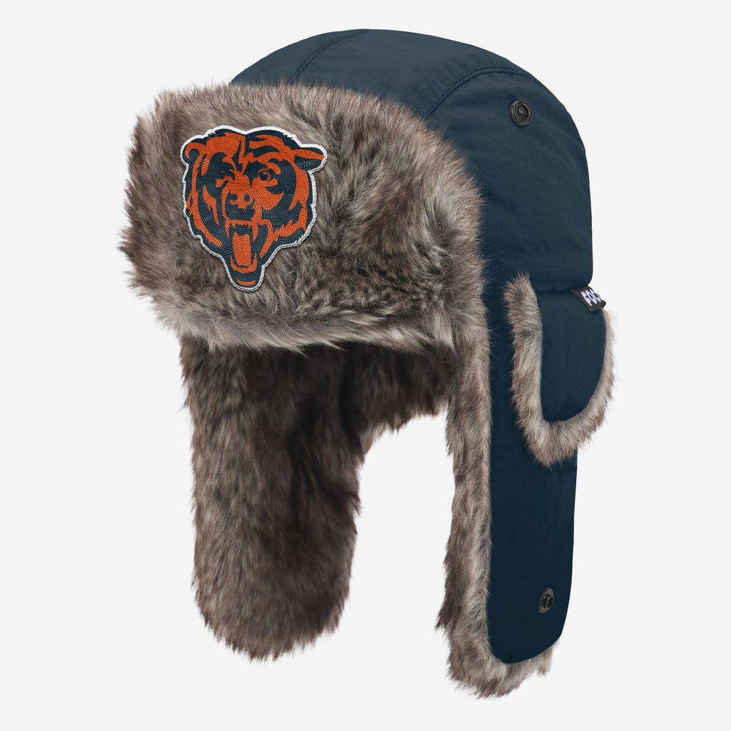 Chicago Bears Faux Fur Trapper Hat FOCO - FOCO.com