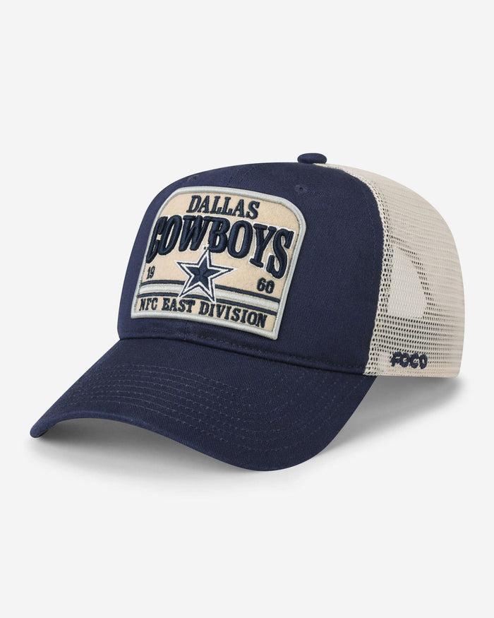 Dallas Cowboys Truckstop Patch Trucker RF Cap FOCO - FOCO.com