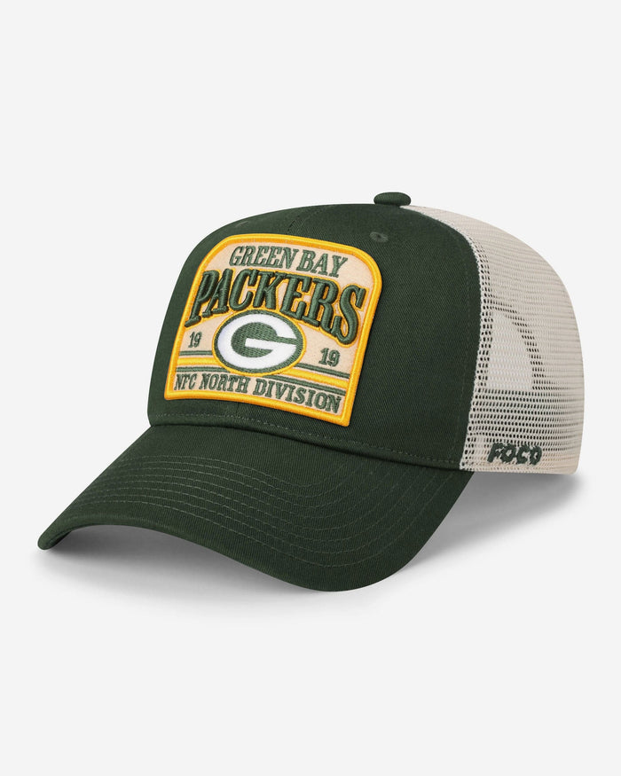 Green Bay Packers Truckstop Patch Trucker RF Cap FOCO - FOCO.com