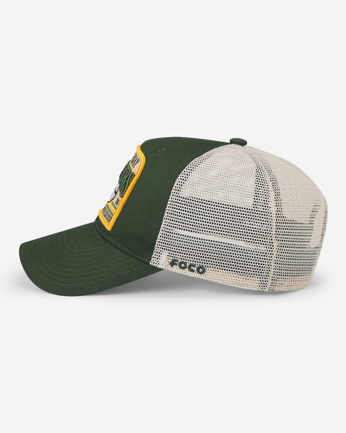 Green Bay Packers Truckstop Patch Trucker RF Cap FOCO - FOCO.com