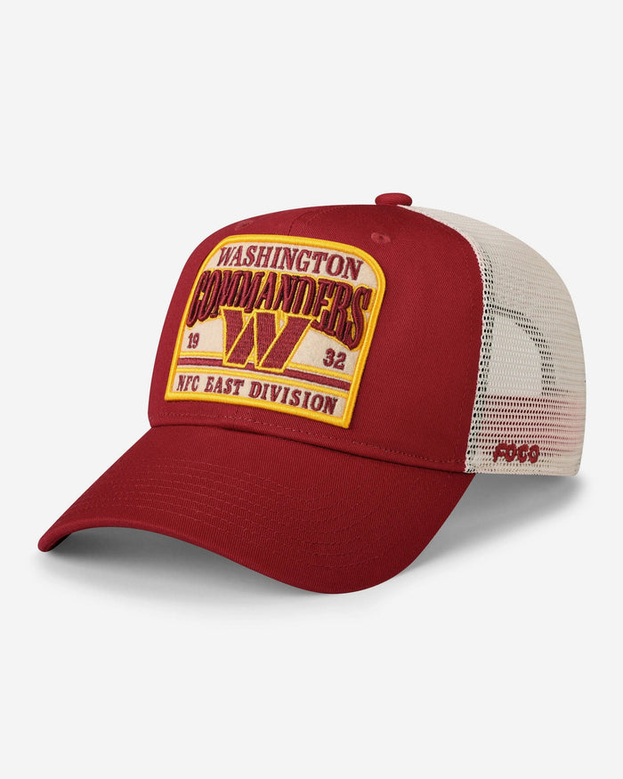 Washington Commanders Truckstop Patch Trucker RF Cap FOCO - FOCO.com