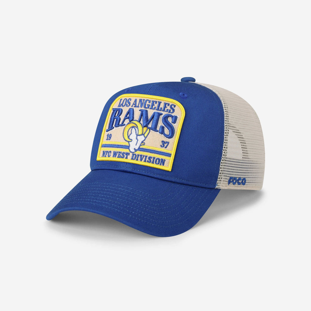 Los Angeles Rams Truckstop Patch Trucker RF Cap FOCO - FOCO.com