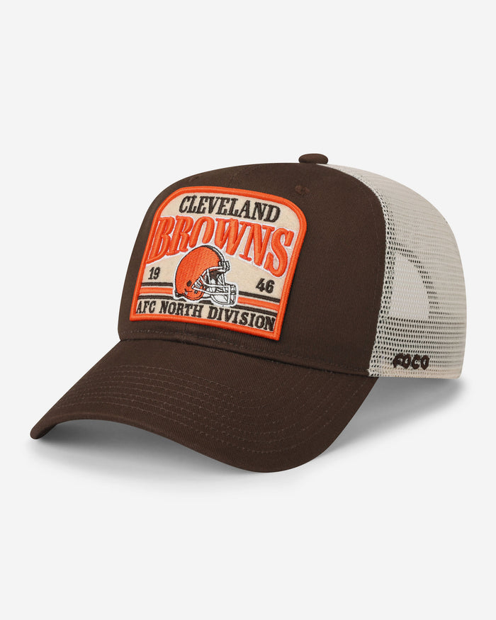 Cleveland Browns Truckstop Patch Trucker RF Cap FOCO - FOCO.com