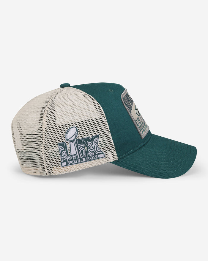 Philadelphia Eagles Super Bowl LIX Champions Truckstop Patch Trucker RF Cap FOCO - FOCO.com