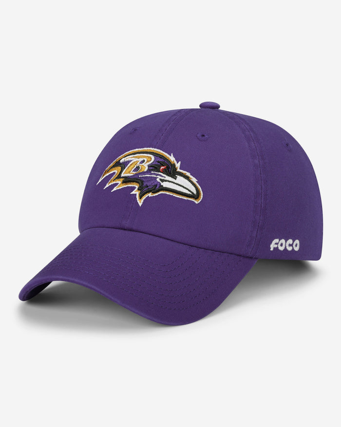 Baltimore Ravens Primary Logo Casual Classic Cap FOCO Purple - FOCO.com